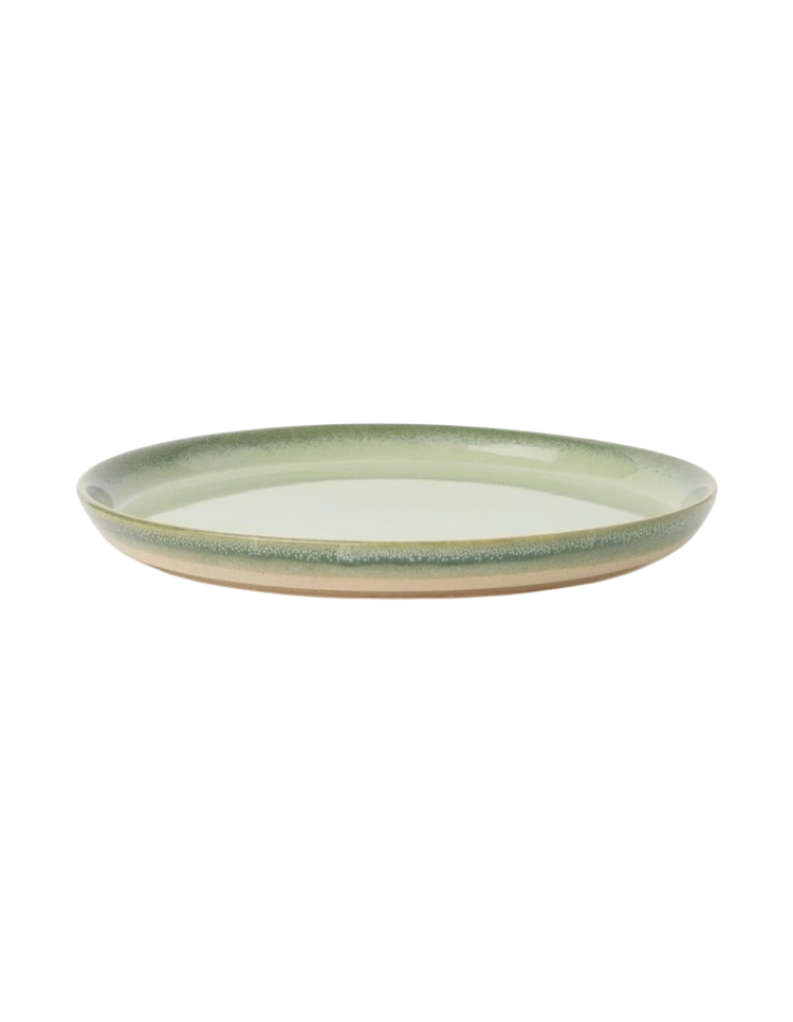 Chadwick Wiped Edge Dinner Plate - Olive