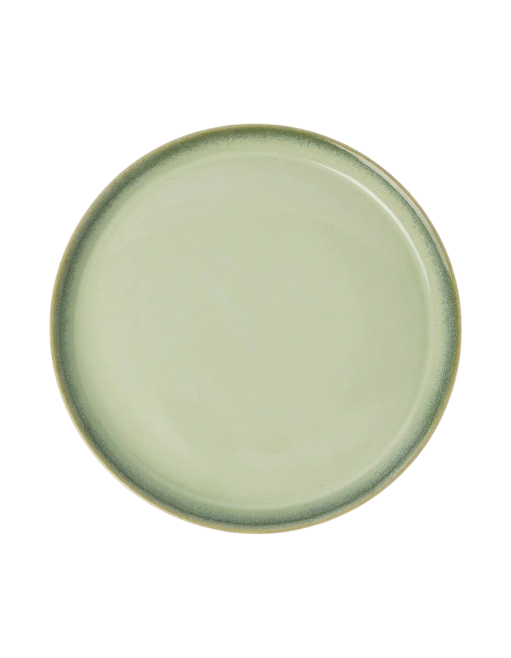 Chadwick Wiped Edge Dinner Plate - Olive