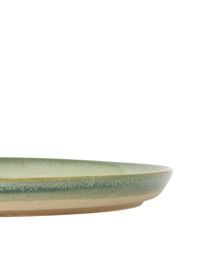 Chadwick Wiped Edge Dinner Plate - Olive