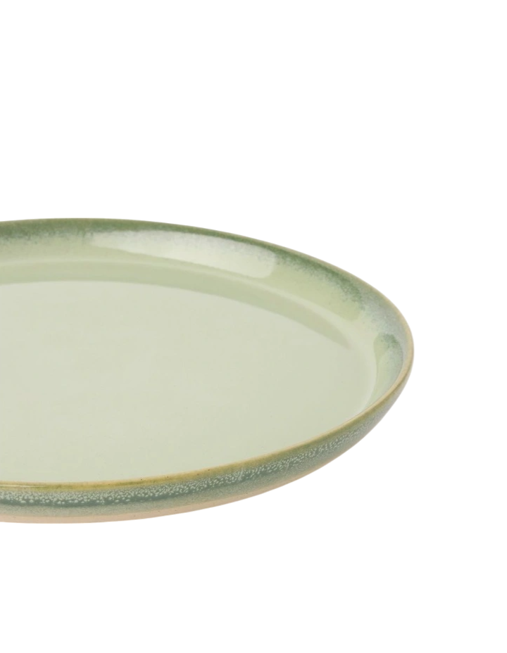 Chadwick Wiped Edge Dinner Plate - Olive