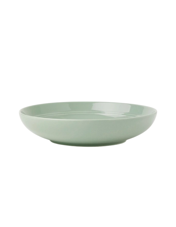 Boulevard Shallow Serving Bowl - Sage Green