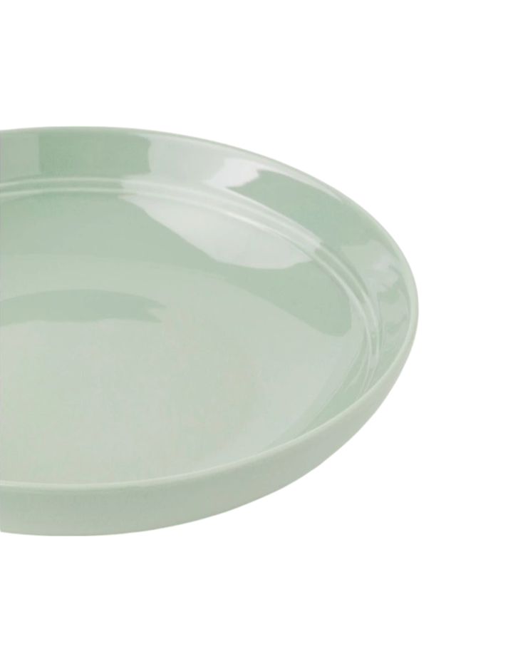 Boulevard Shallow Serving Bowl - Sage Green