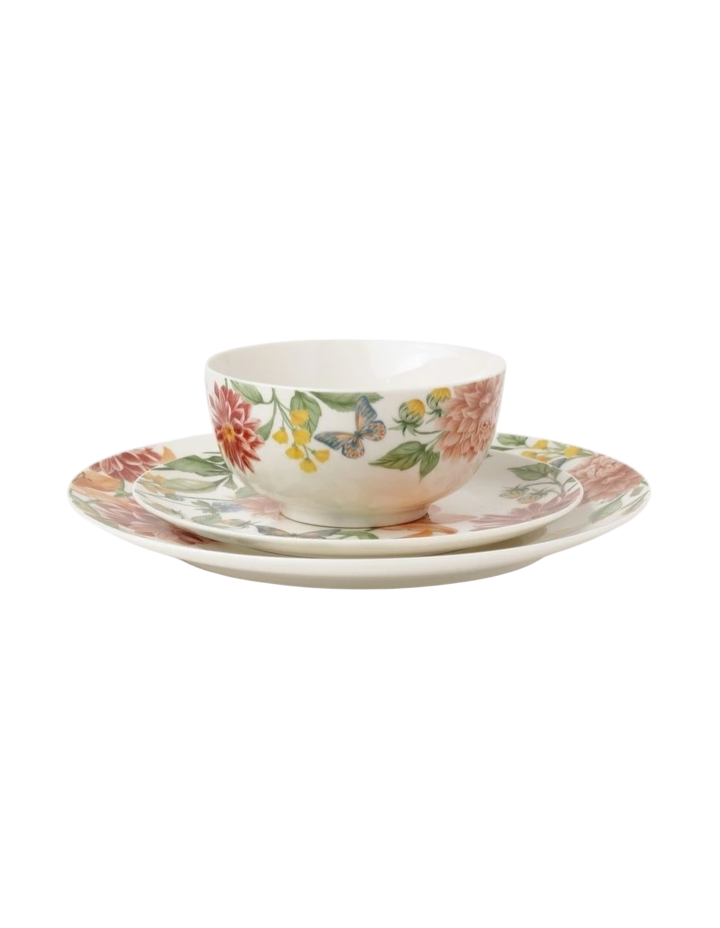 Botanical 12pc Dinner Set in Multicolour