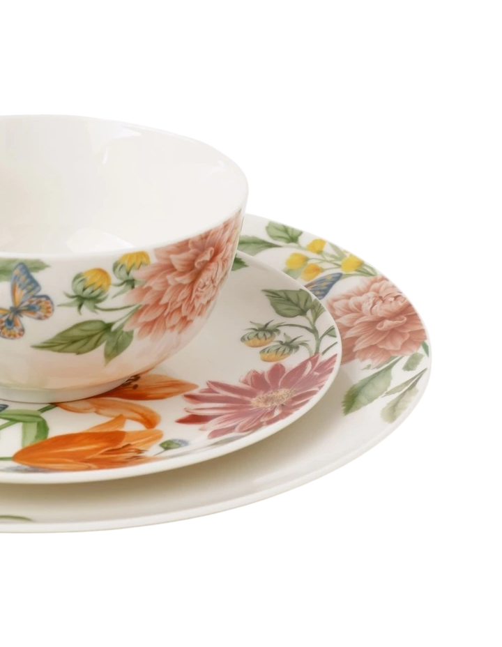 Botanical 12pc Dinner Set in Multicolour