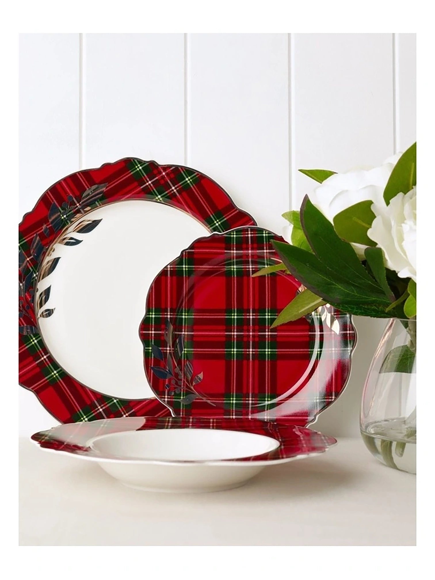 Tartan Dinnerset