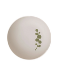 Leaf Irregular Shallow Serving Bowl - White