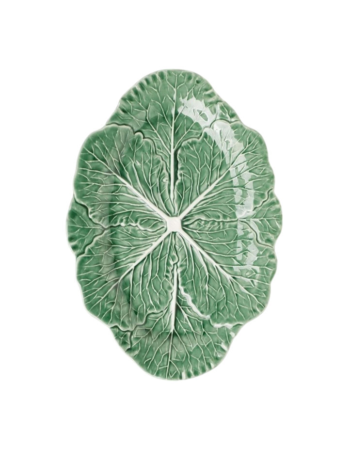 Cabbage Oval Platter - Green