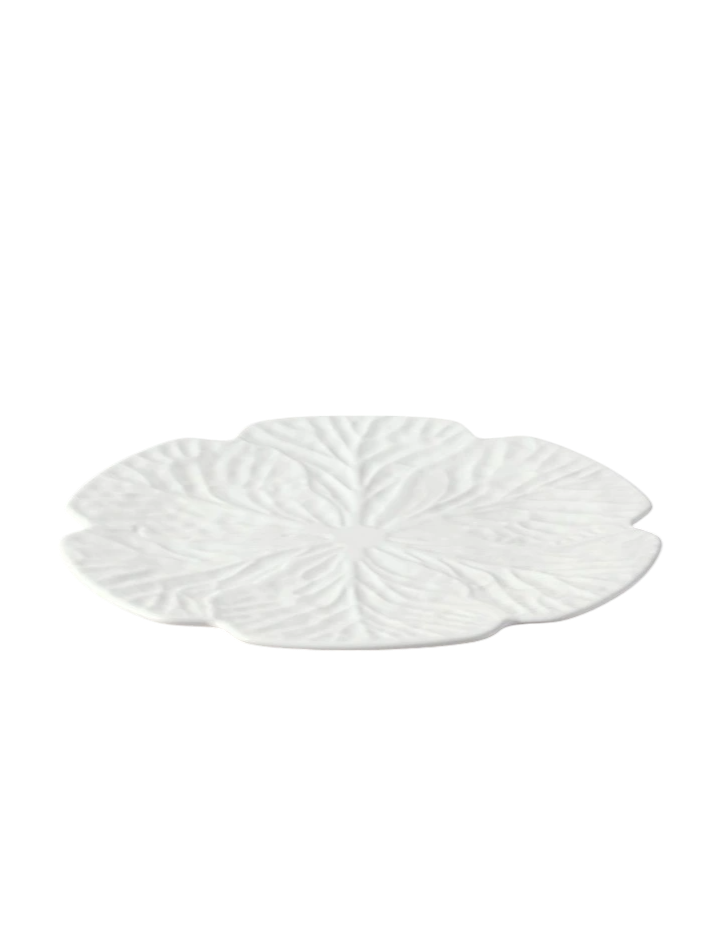Cabbage Oval Platter - White