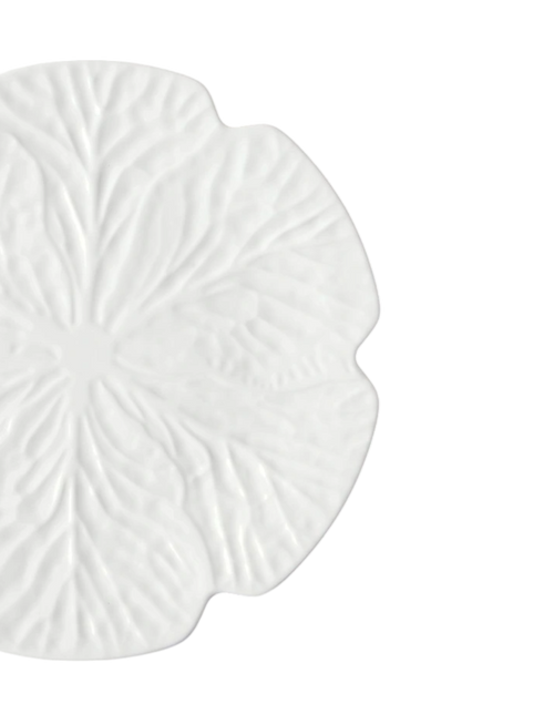 Cabbage Oval Platter - White