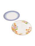 Maisie Floral Cake Plate Set of 2 in Multicolour