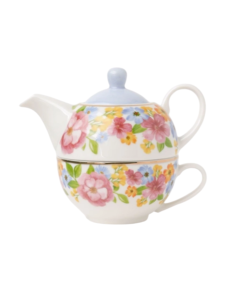 Maisie Floral Tea for One in Multicolour