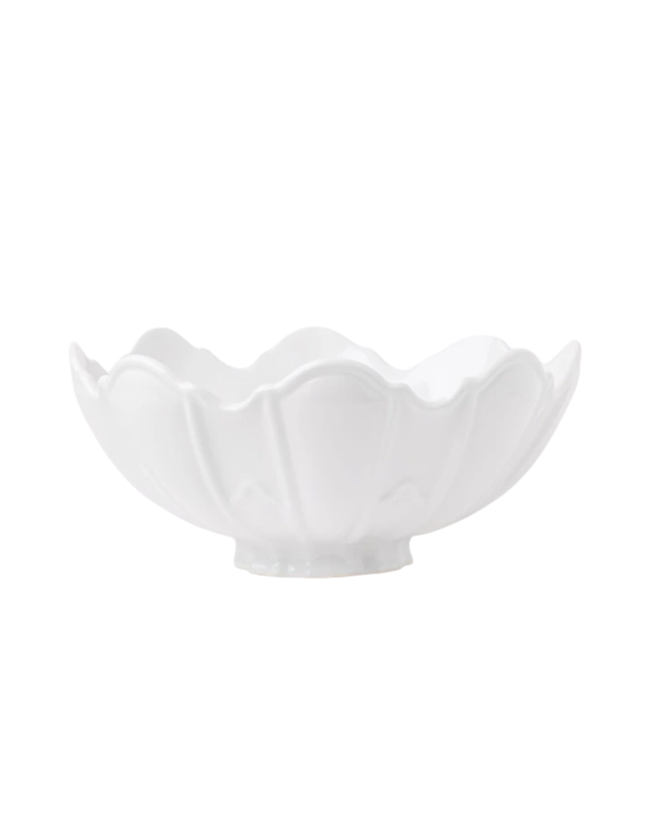 Forde Ceramic Petal Bowl in White