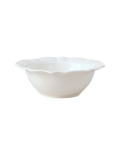 Bella Scalloped Soup Bowl in White