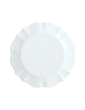 Bella Scalloped Round Platter in White