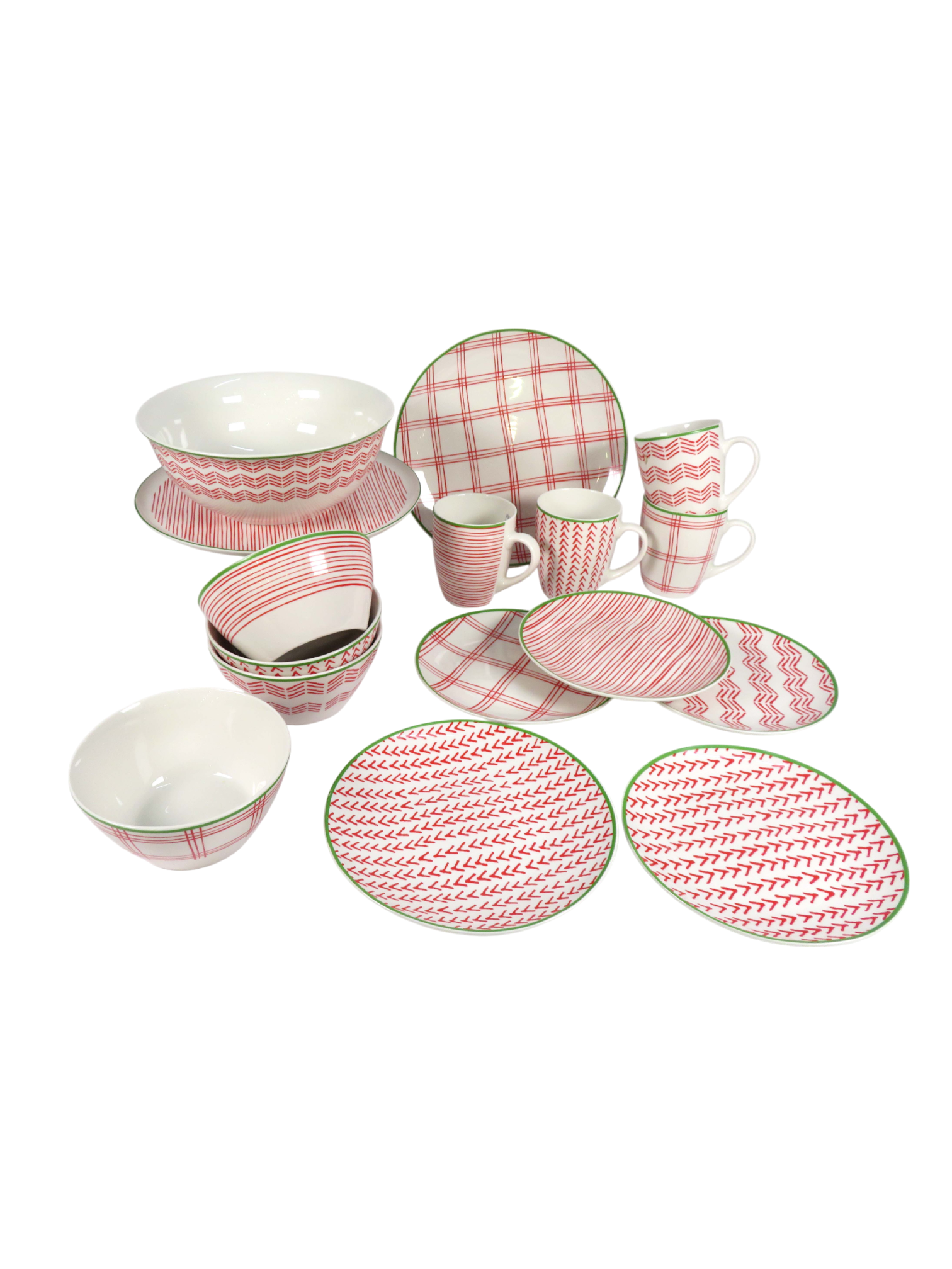 16 Piece Country Dinnerware Set