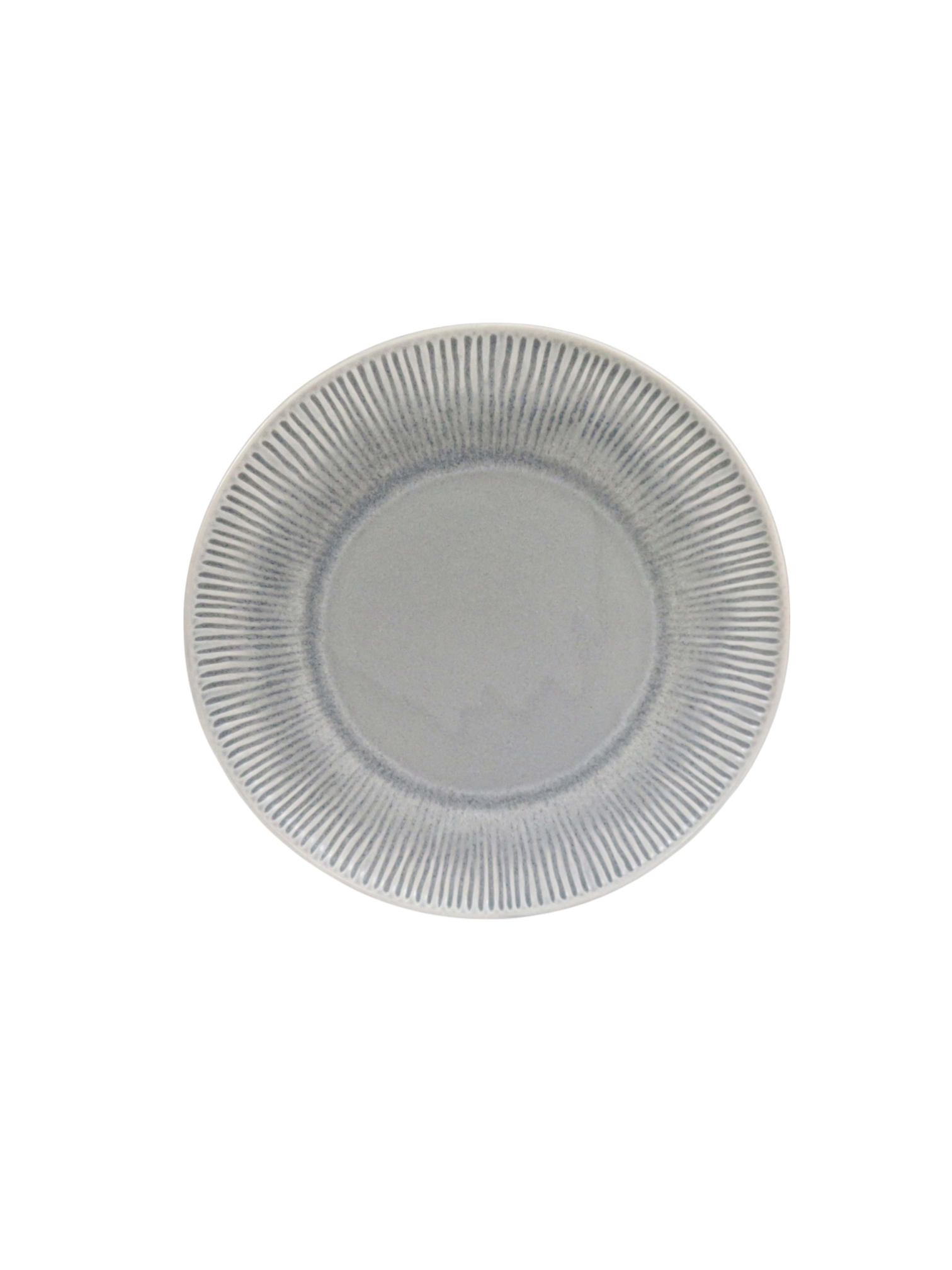 Ribbed Dinner Plate in Stone