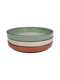 Stackable Solid Glaze Dinner Plate