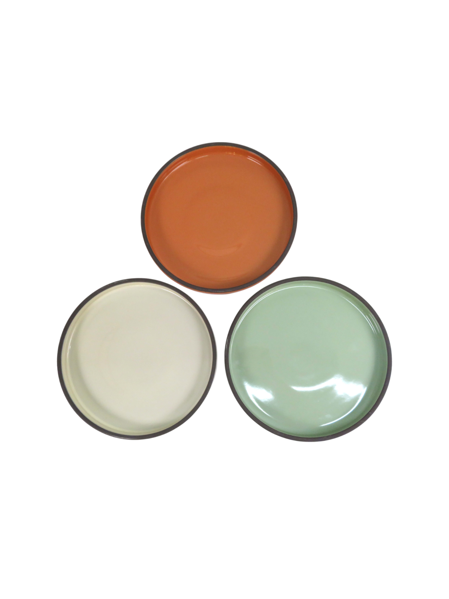 Stackable Solid Glaze Dinner Plate