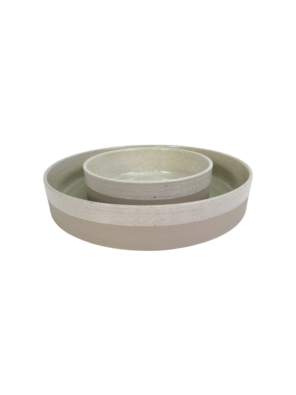 Reactive Glaze Wiped Edge Bowls