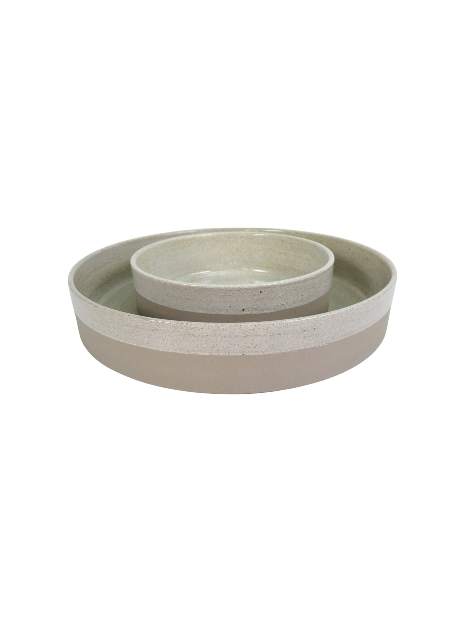 Reactive Glaze Wiped Edge Bowls
