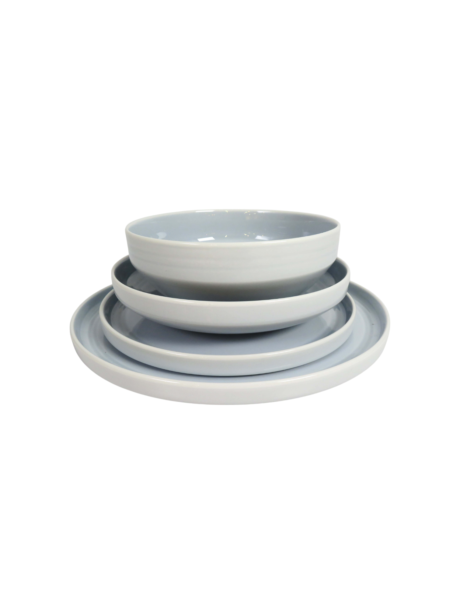 Sky Blue 5 Piece Dinnerware Set