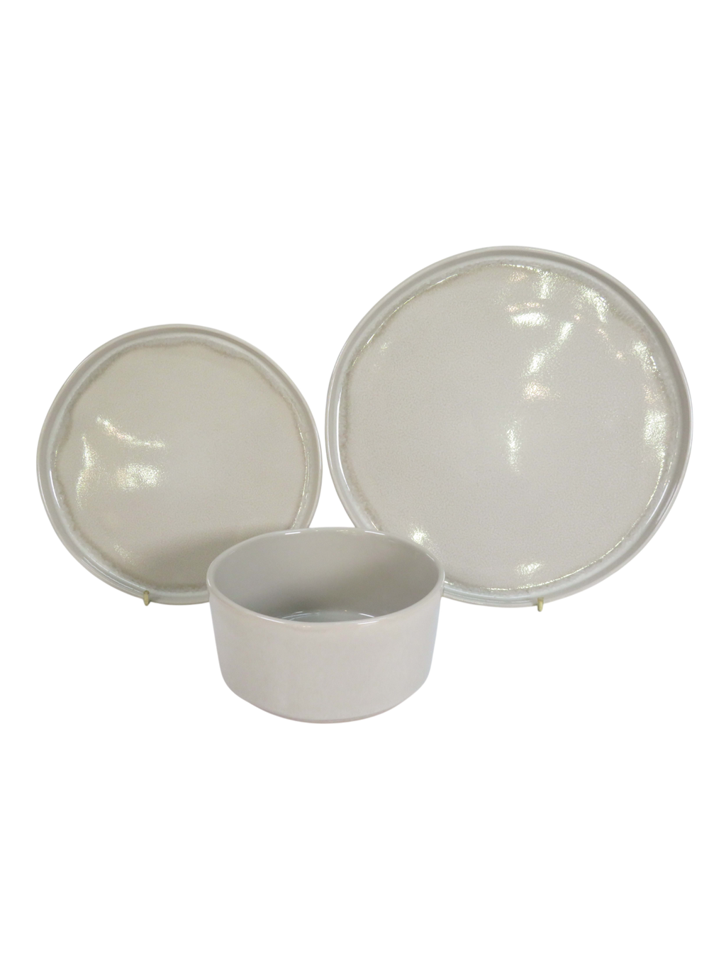 3 Piece Moon Dinnerware Set