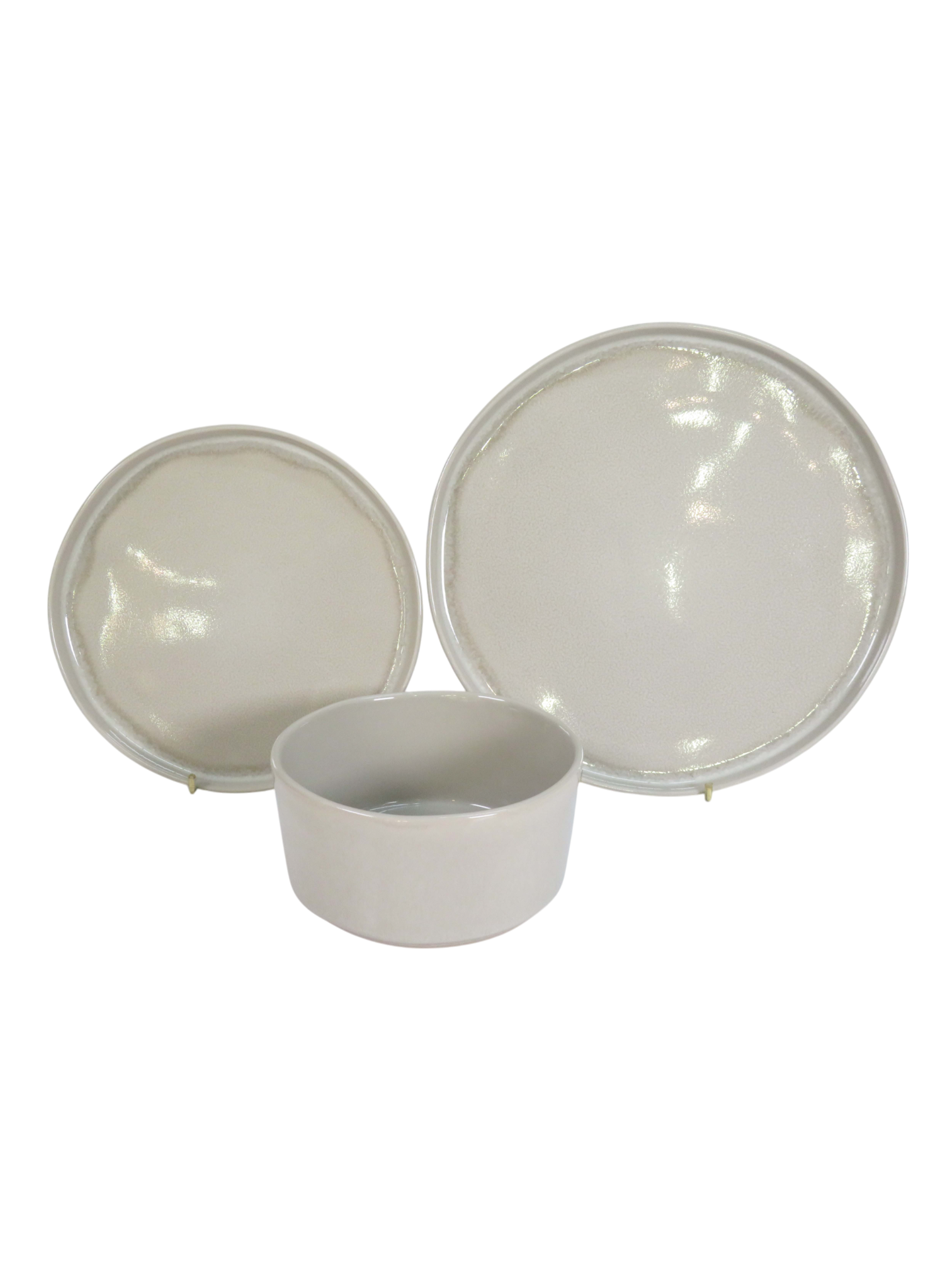 3 Piece Moon Dinnerware Set