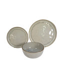 3 Piece Ripple Dinnerware Set