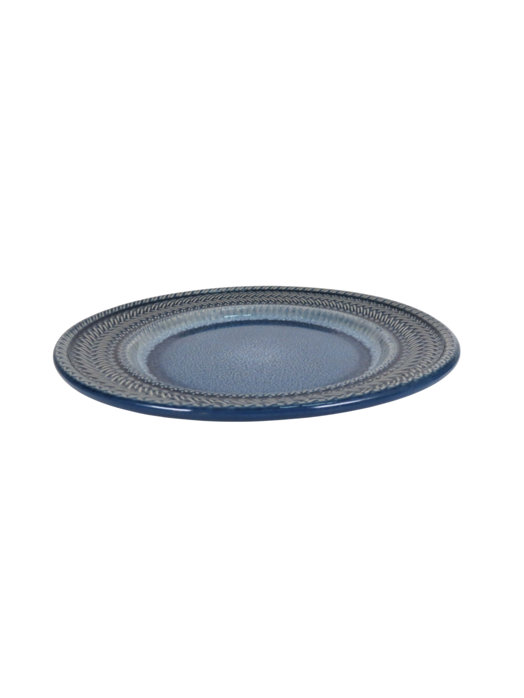 Herringbone Side Plate - Blue