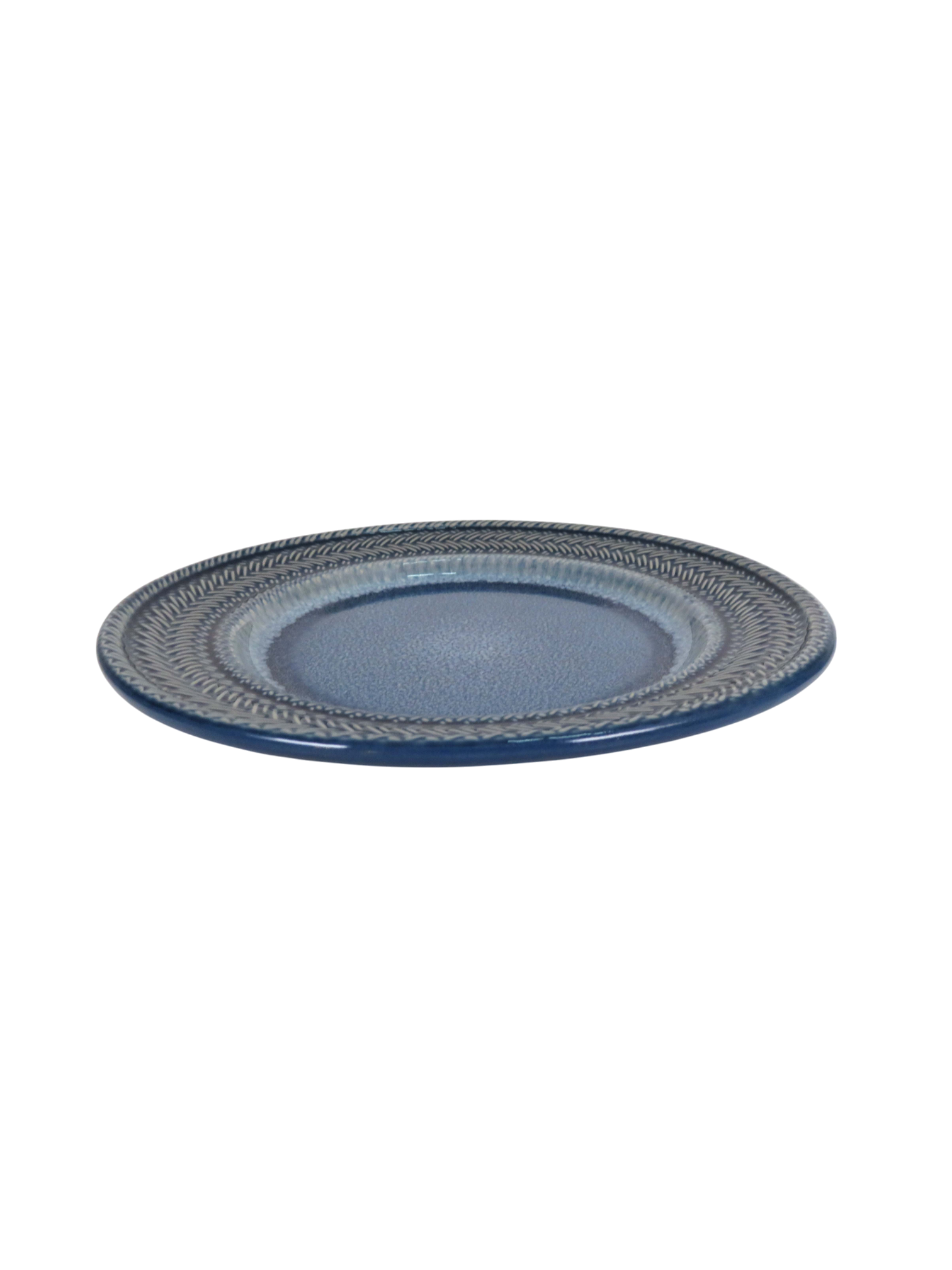 Herringbone Side Plate - Blue