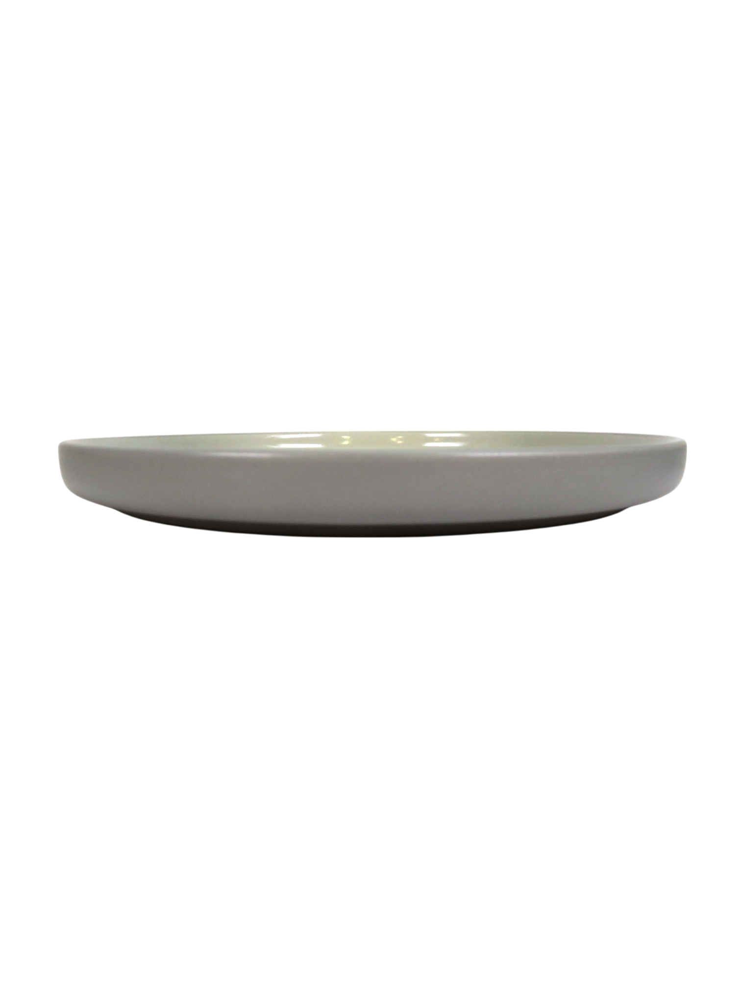 Two-Toned Dinner Plate - Grey