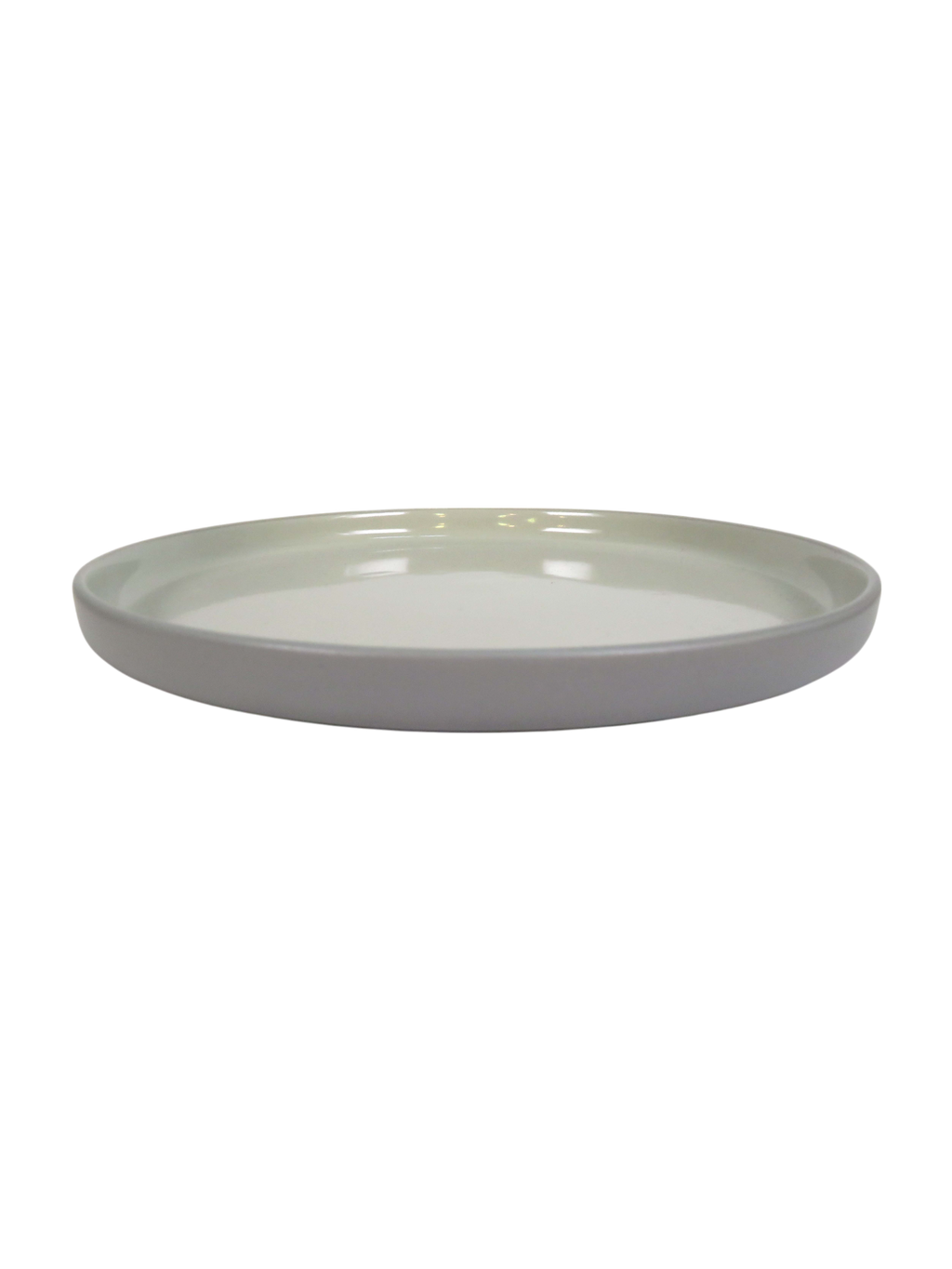 Two-Toned Dinner Plate - Grey