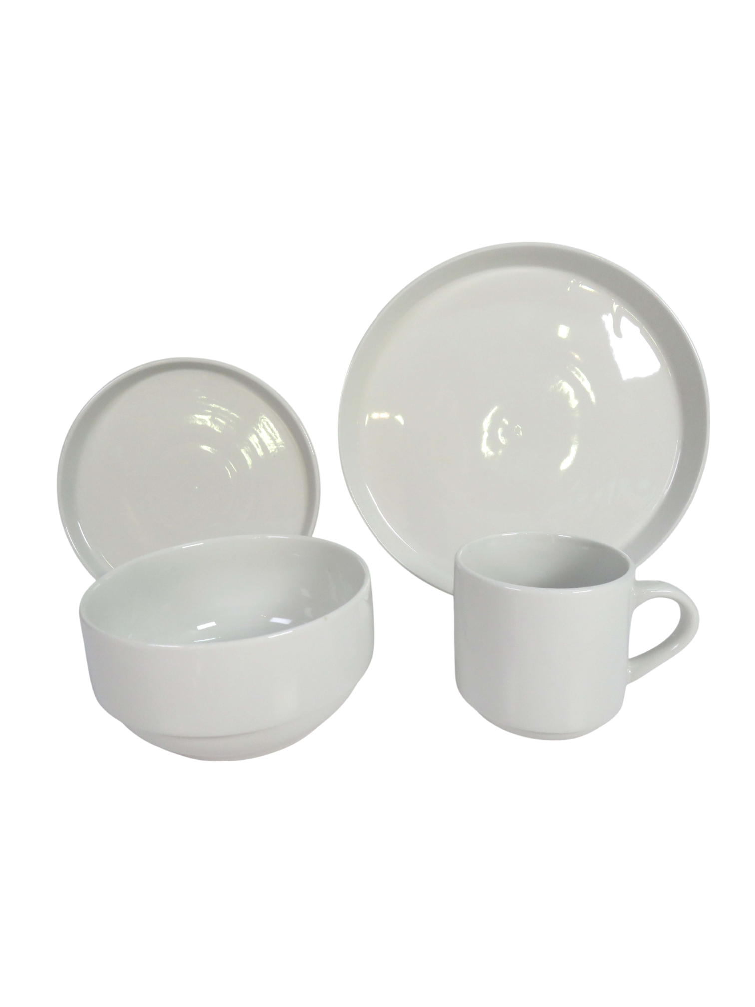 Ivory 5 Piece Dinnerware Set
