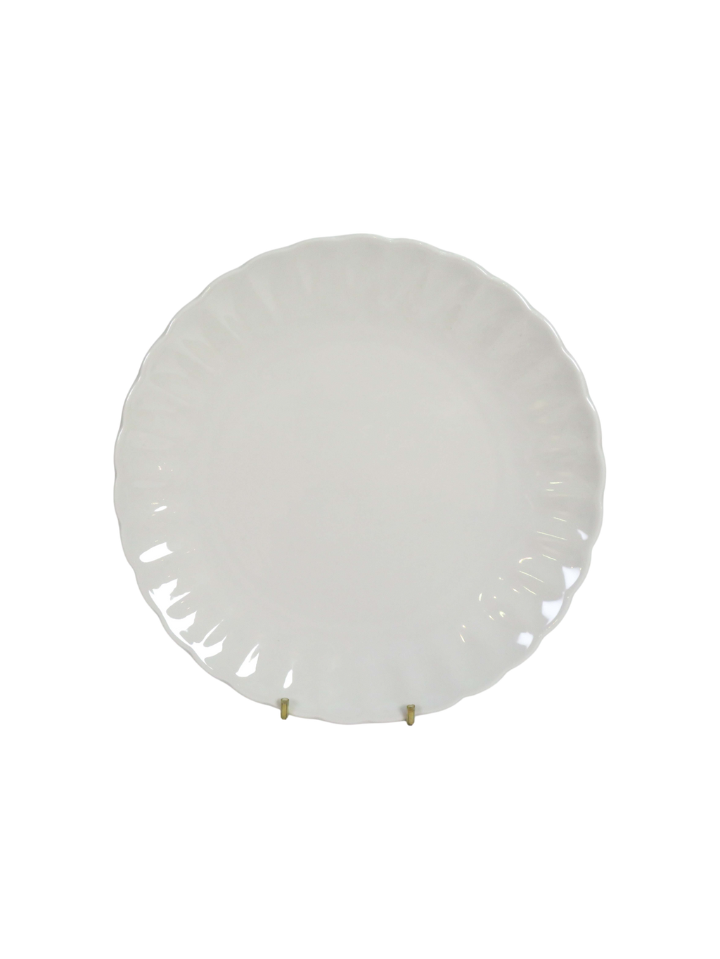 Ivory Scalloped Dinnerware Set