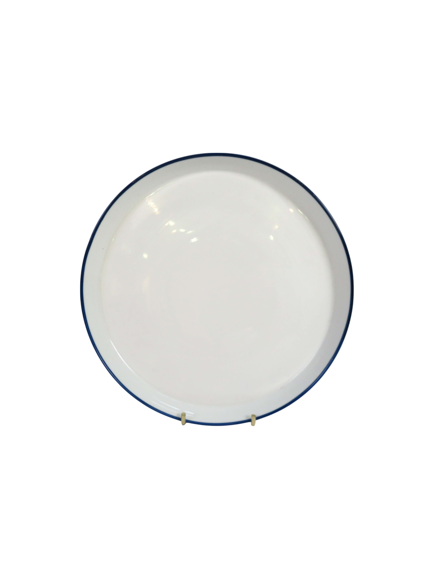 Blanc Navy Edge 4 Piece Dinnerware Set