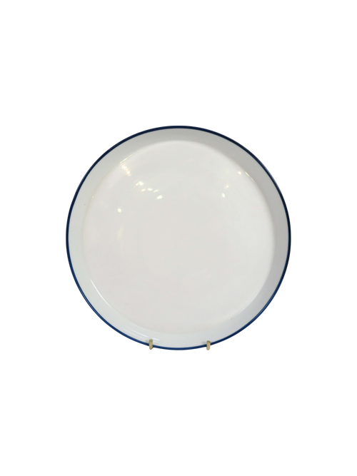 Blanc Navy Edge 4 Piece Dinnerware Set
