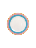 Retro Dinner Plate - Blue/Pink