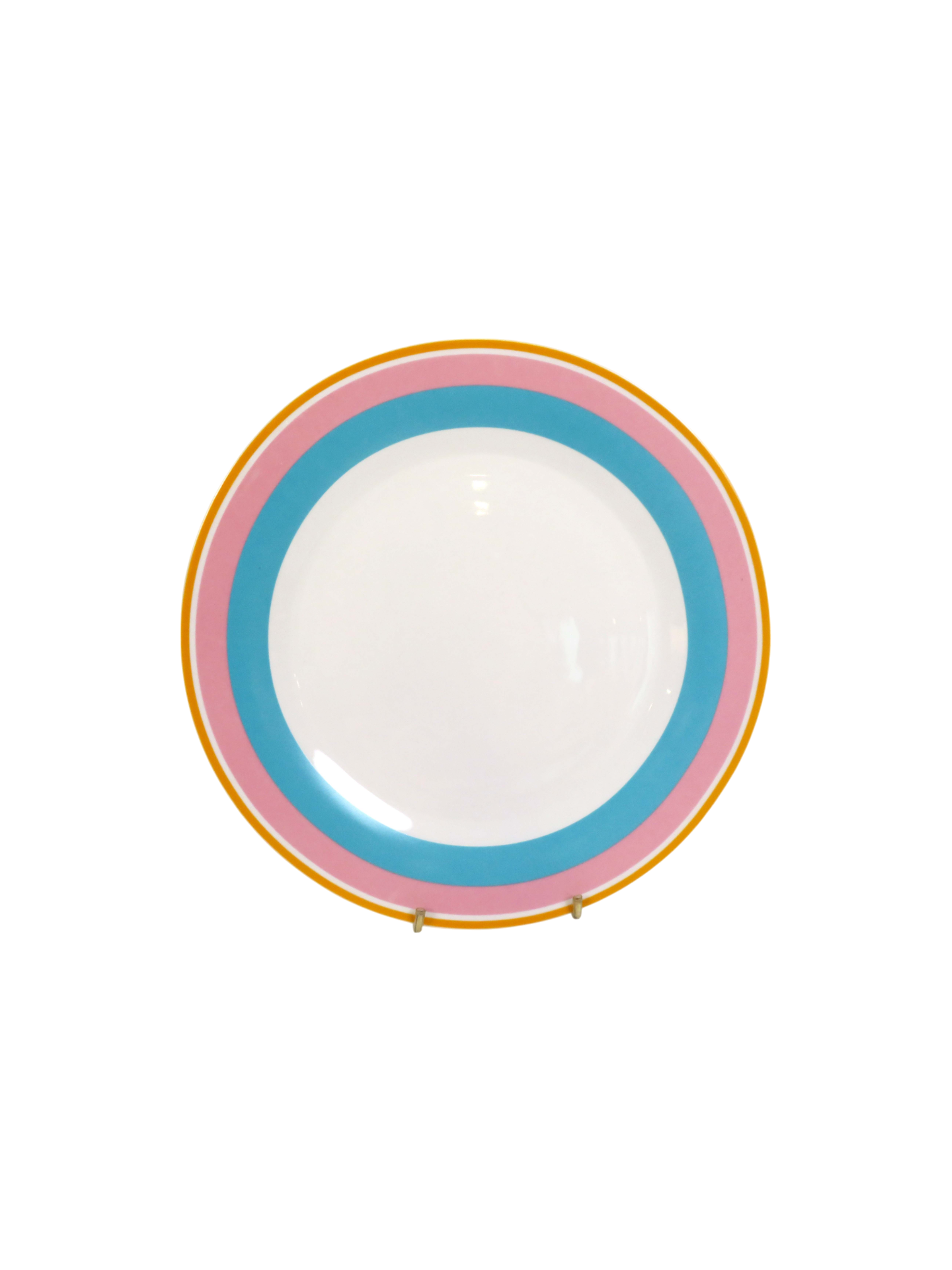 Retro Dinner Plate - Blue/Pink