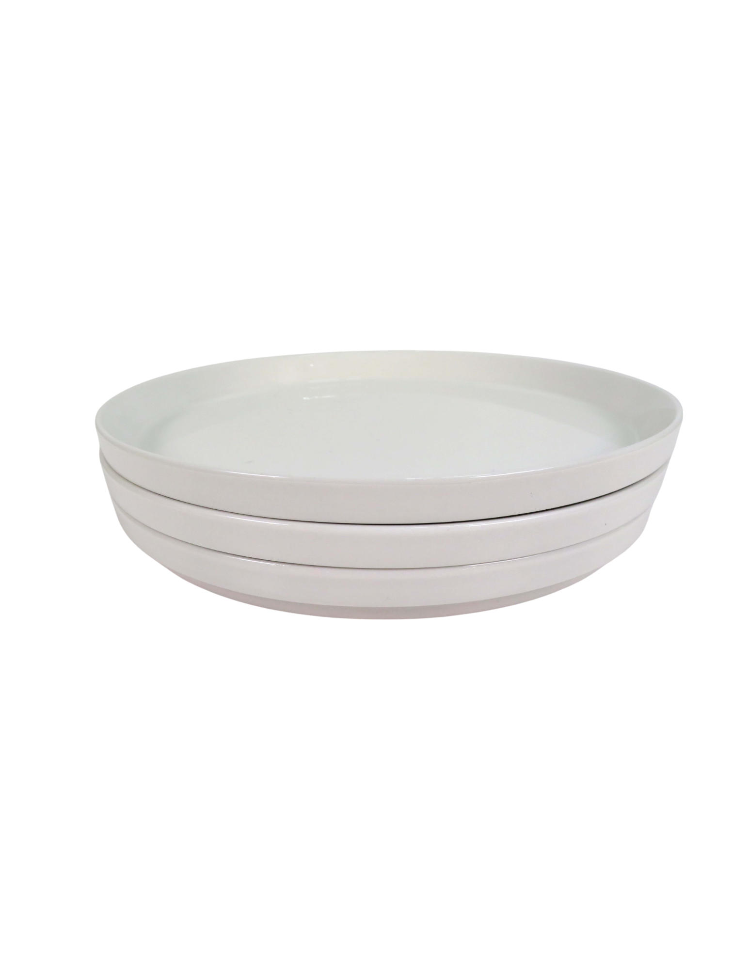 Stackable Dinner Plates - White