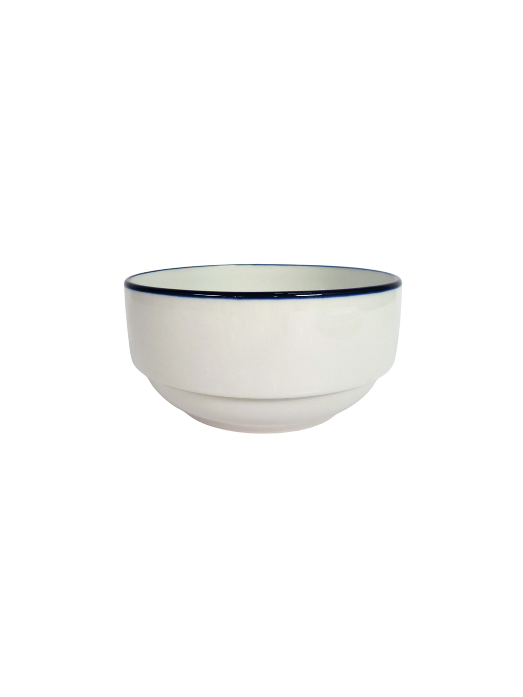 Blanc Navy Edge 4 Piece Dinnerware Set