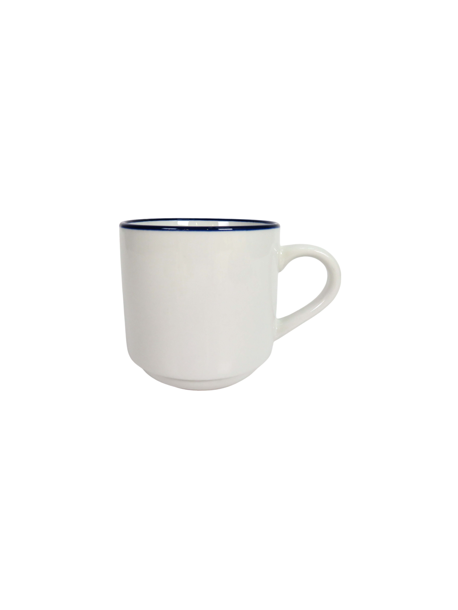 Blanc Navy Edge 4 Piece Dinnerware Set