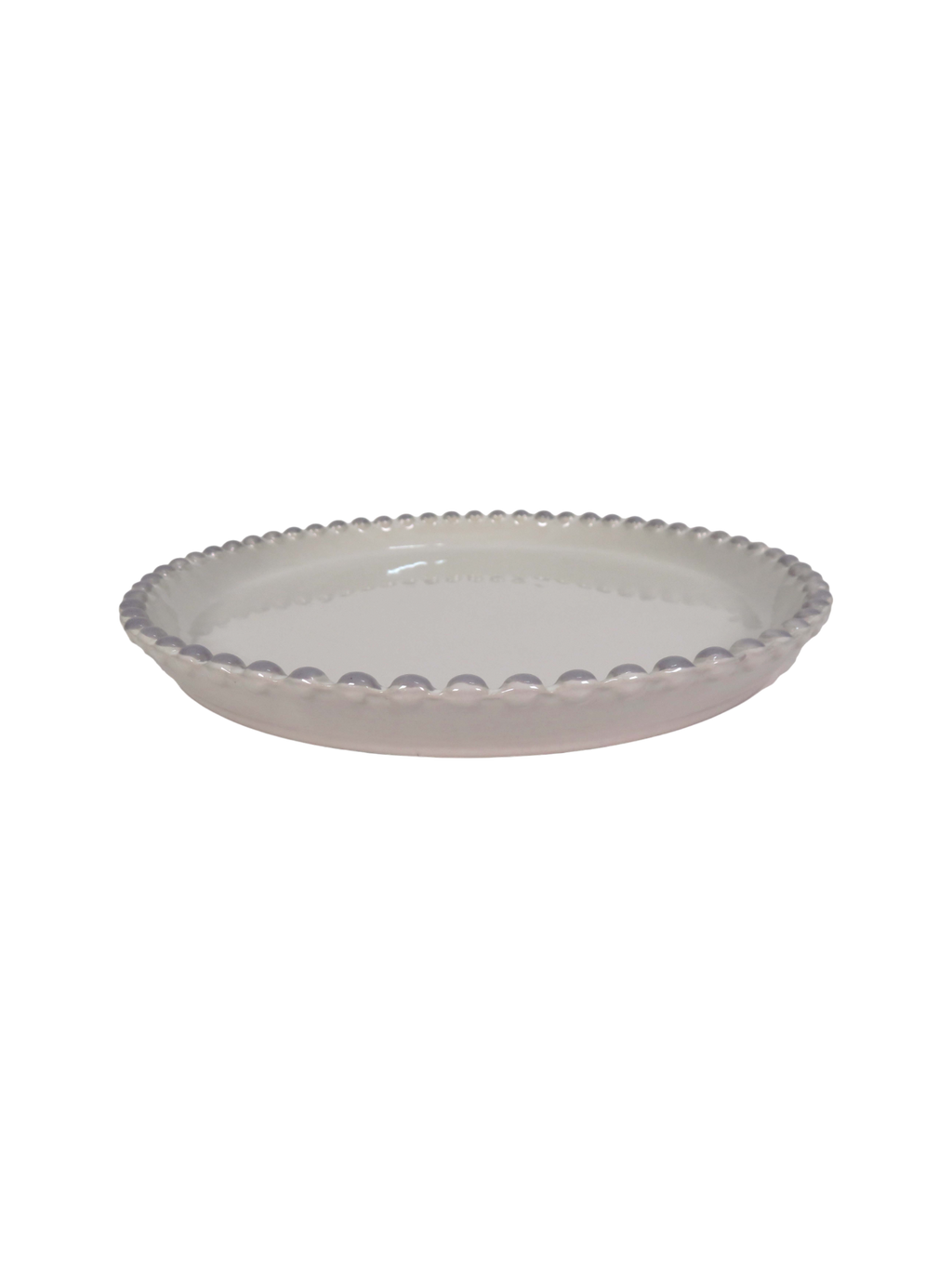 Pebble Dinner Plate - White