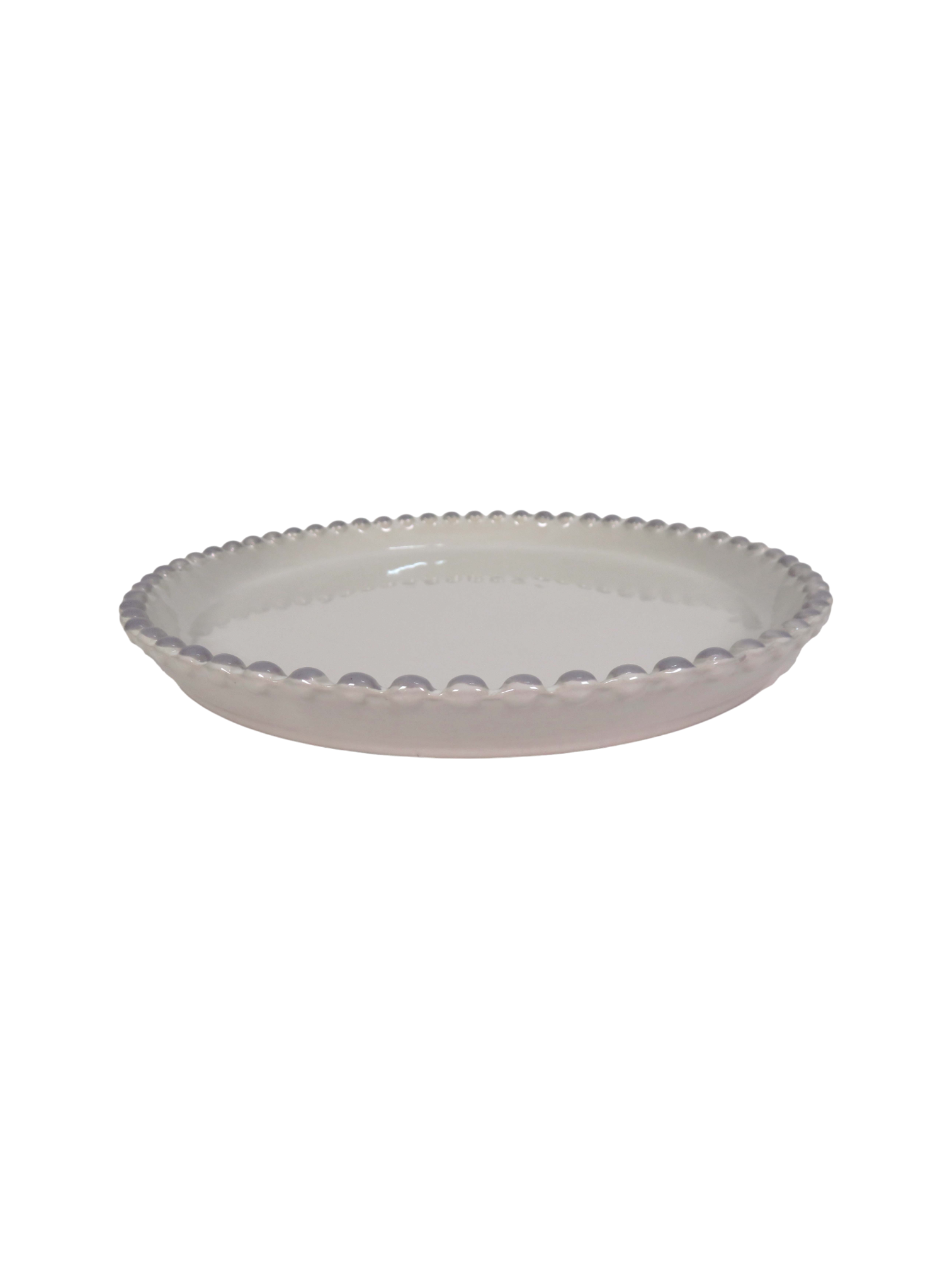 Pebble Dinner Plate - White