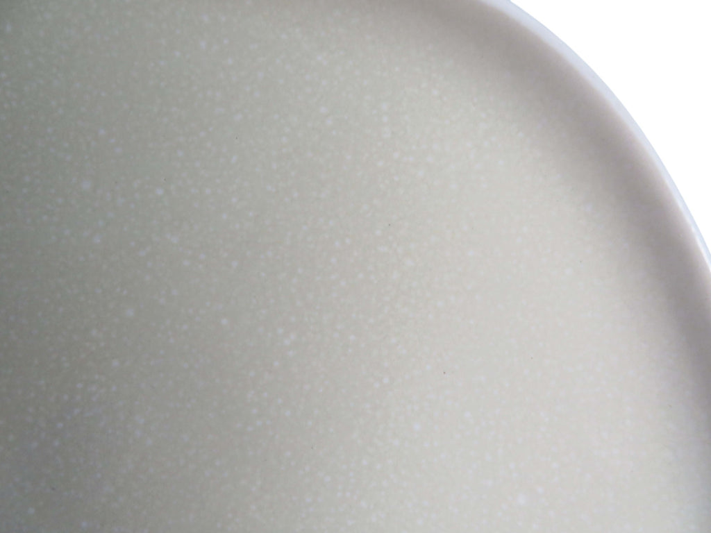 Reactive Glaze Sculpted Plate & Bowl Set in Green
