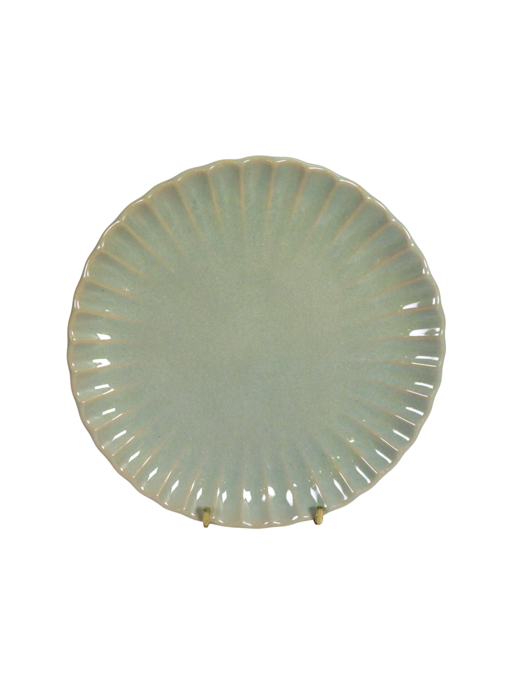Scalloped Dinnerware Set in Sage