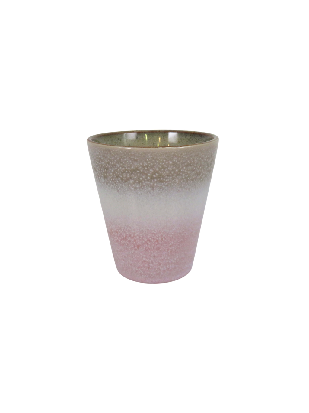 Reactive Glaze Set of 5 Pastel Cups