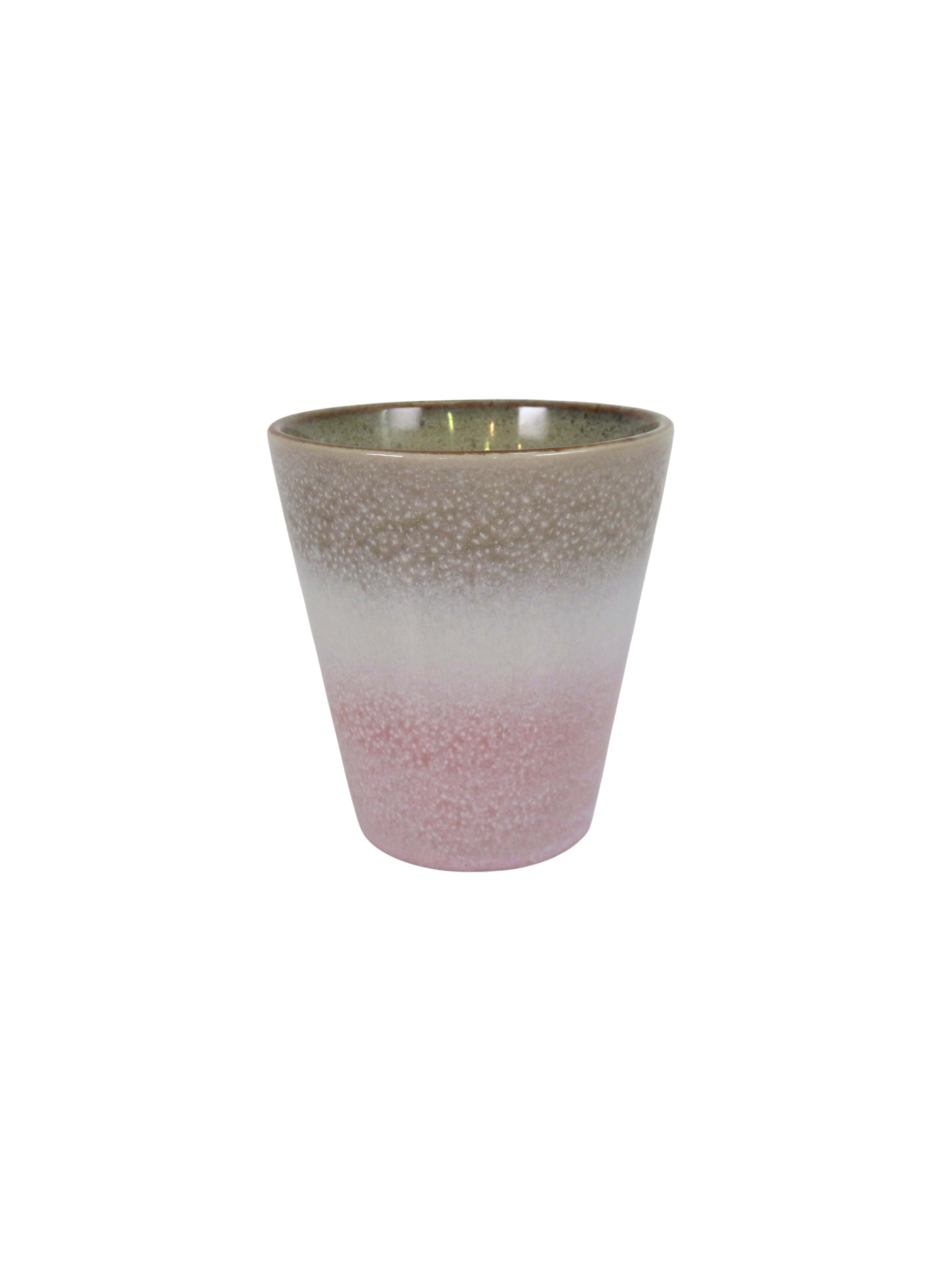 Reactive Glaze Set of 5 Pastel Cups