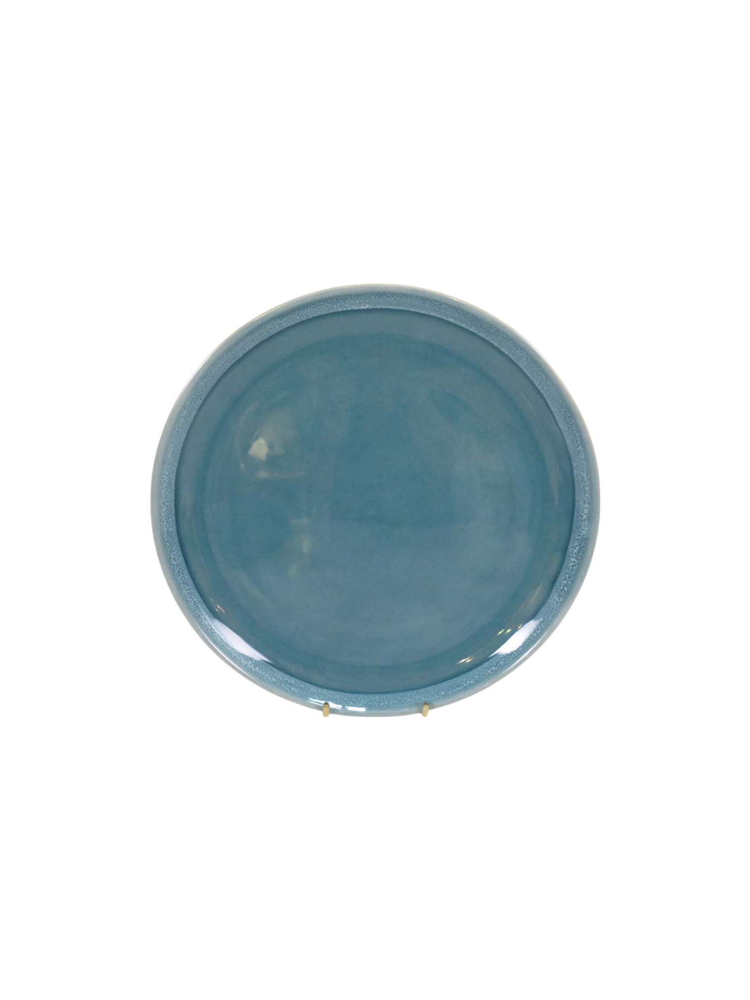 Wiped Edge Reactive Glaze Dinner Set - Blue
