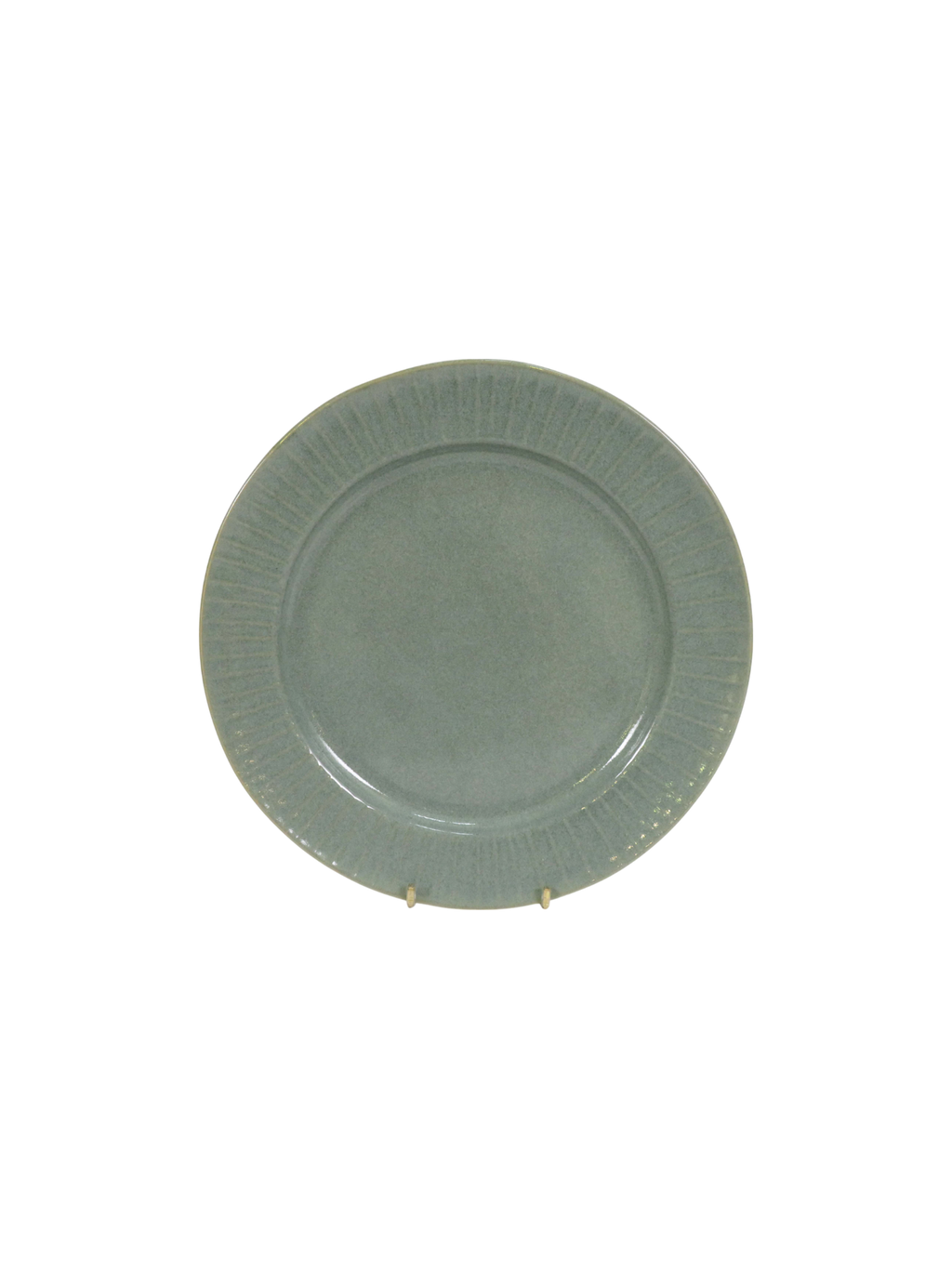 Flat Scallop Rim Dinner Set - Sage