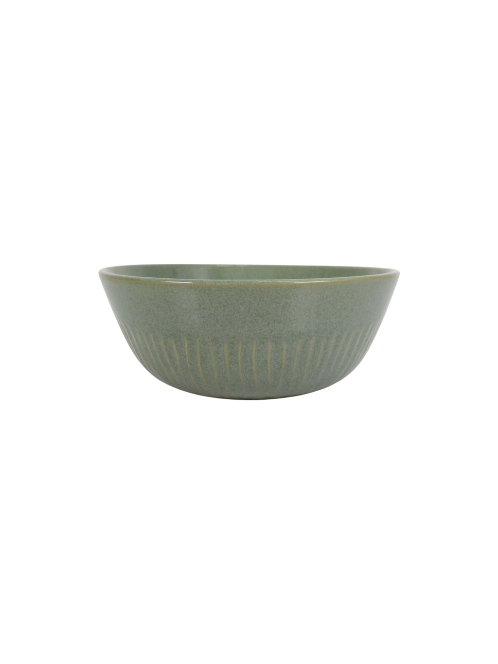 Flat Scallop Rim Dinner Set - Sage